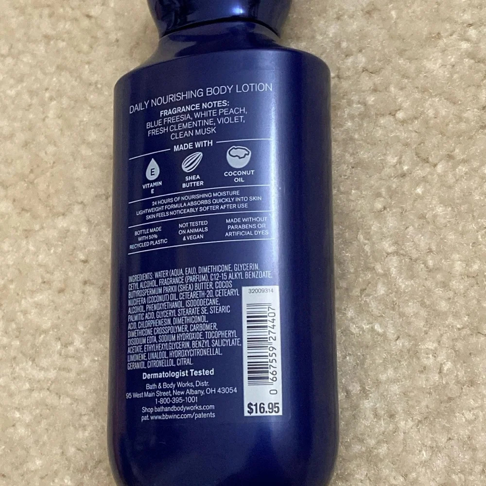 NIB Bath& Body Works Gingham Body Care Set